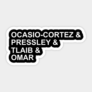 Squad Congress Goals Sticker